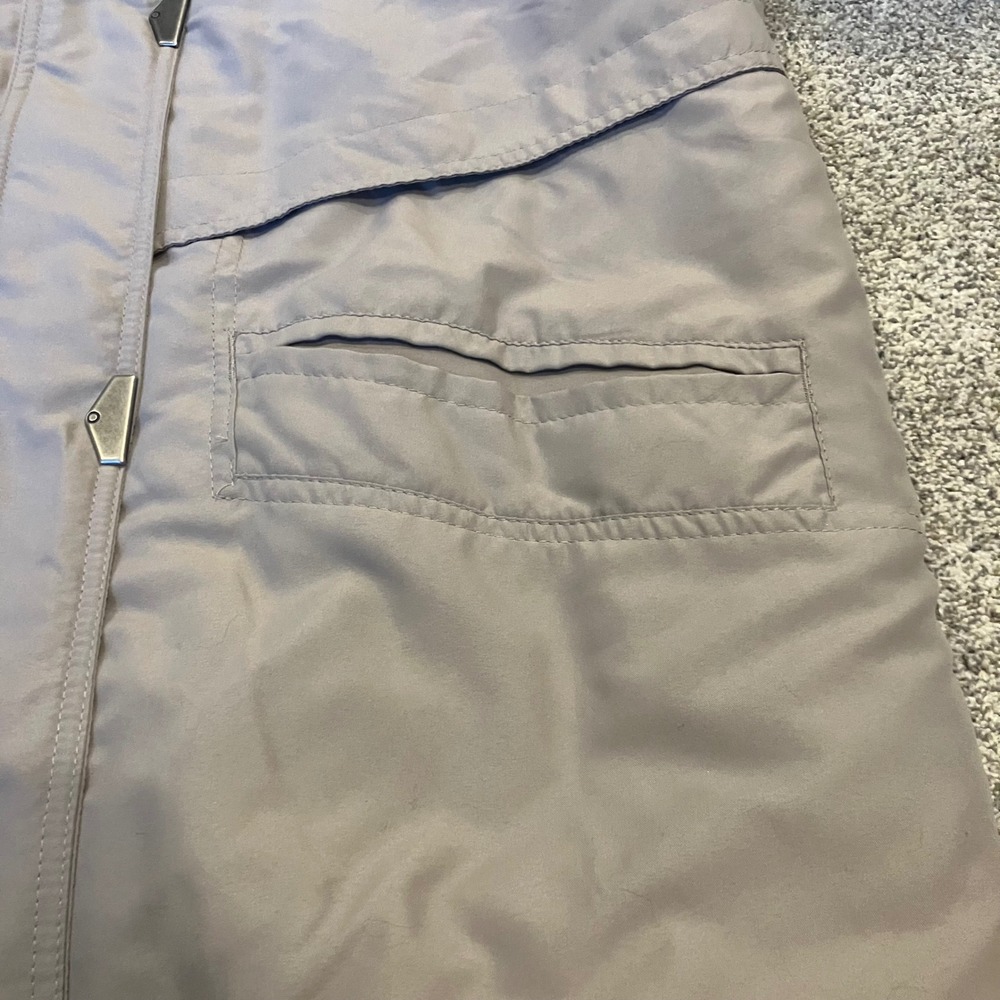 Vintage Tudor Court Haband Womens Tan Insulated Parka Jacket Taupe Size Large - Picture 7 of 10